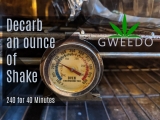 How long to decarb an ounce of shake